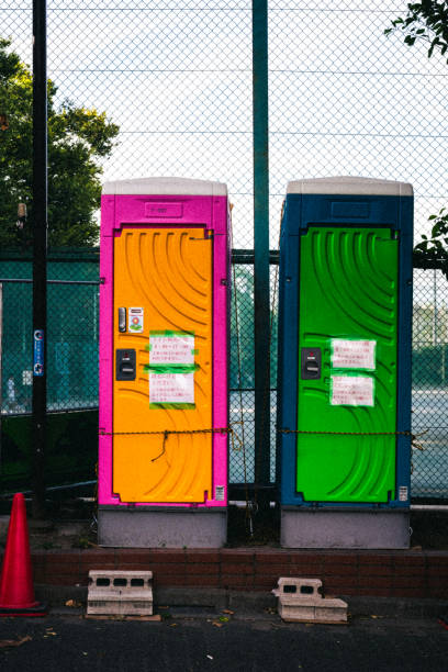 Porta potty delivery and setup in Muscatine, IA